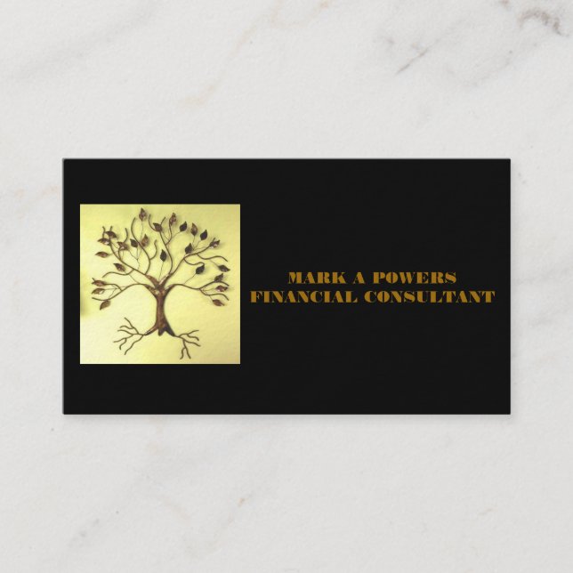 TARJETAS DE VISITA PARA EL CONSULTOR FINANCIERO (Anverso)