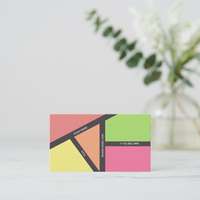Tarjetas de visita para el dominio de la nutrición (Anverso de pie)