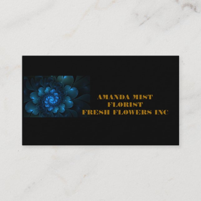 TARJETAS DE VISITA PARA EL FLORISTA (Anverso)