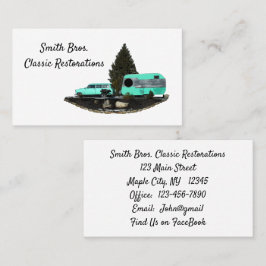 Tarjetas de visita para el rastreador de coches de