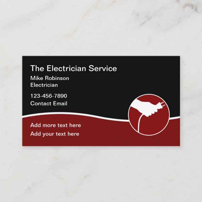 Tarjetas de visita para empresas de reciente diseñ (Anverso)