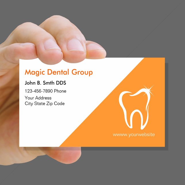 Tarjetas de visita para empresas Dentistas Moderna (Subido por el creador)
