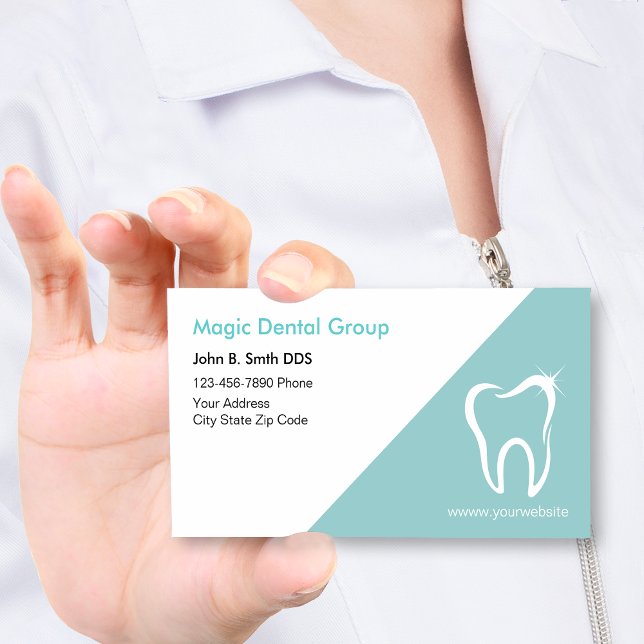 Tarjetas de visita para empresas Dentistas Moderna (Subido por el creador)