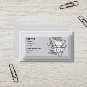 Tarjetas de visita para enfermeras dedicadas a Gua