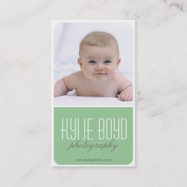 Tarjetas de visita para fotografía de collage de f (Anverso)