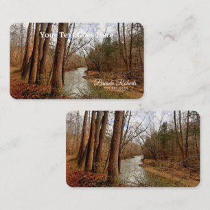 Tarjetas de visita para fotografía en Creek de Vir