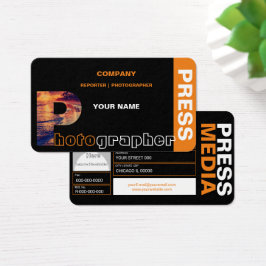 Tarjetas de visita para fotógrafos