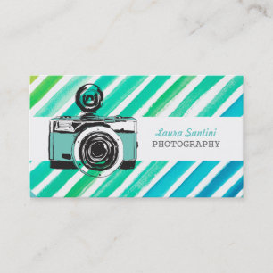 Tarjetas de visita para fotógrafos de cámara de ví