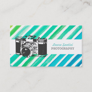 Tarjetas de visita para fotógrafos de cámara de ví