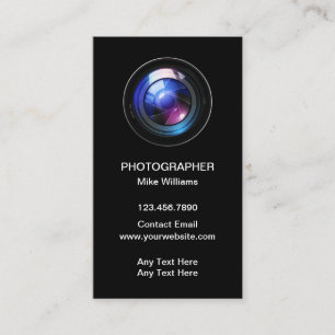 Tarjetas de visita para fotógrafos modernos Guay 2
