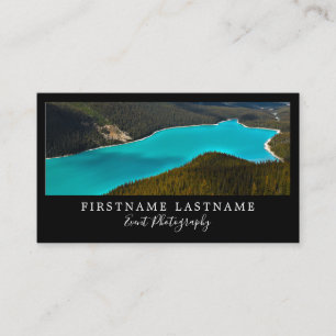Tarjetas de visita para fotógrafos simples y mode