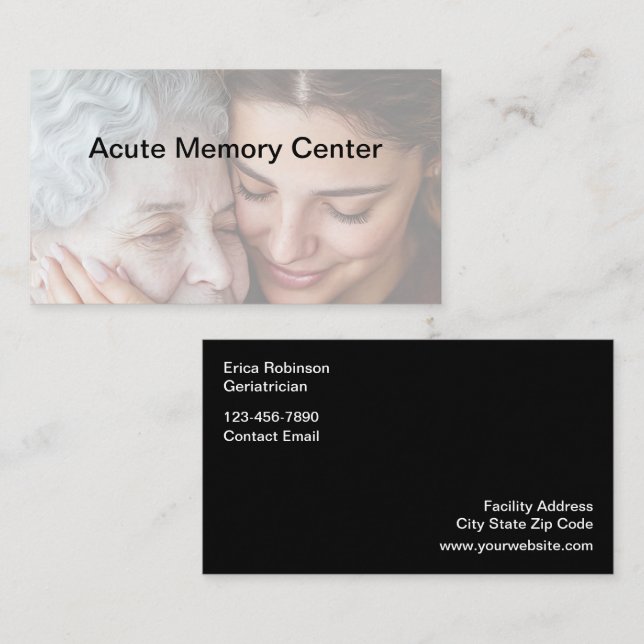 Tarjetas de visita para instalaciones de memoria g (Anverso / Reverso)