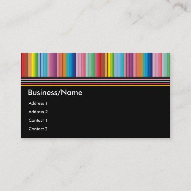 Tarjetas de visita para la mejora del negocio (Anverso)