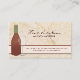Tarjetas de visita para la vid de vino tinto perso