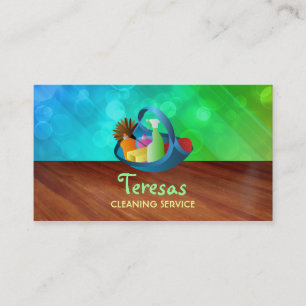 Tarjetas de visita para limpieza de casas