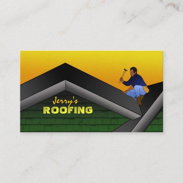 Tarjetas de visita para los Roofers (Anverso)
