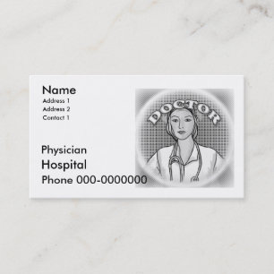 Tarjetas de visita para médicos