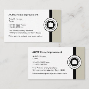 Tarjetas de visita para mejorar el hogar