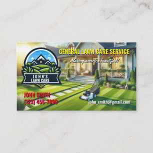 Tarjetas de Visita para Negocios de Jardinería/Cui