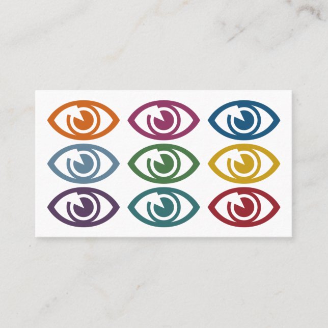 Tarjetas de visita para optometristas (Anverso)