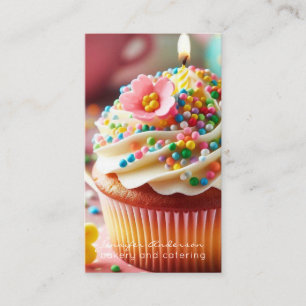 Tarjetas de visita para panadería Baker