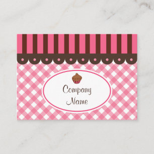 Tarjetas de visita para panadería Cupakes