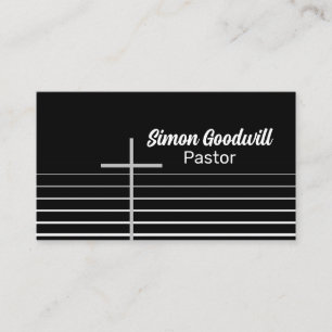 Tarjetas de visita para pastores cristianos   Eleg