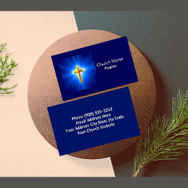 Tarjetas de visita para pastores de la Iglesia del