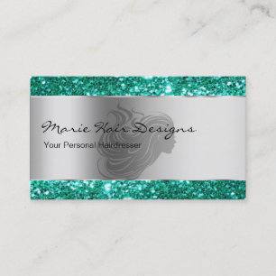 Tarjetas de visita para peluquería Classy Beauty