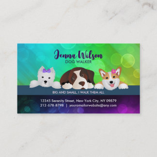 Tarjetas de visita para perros