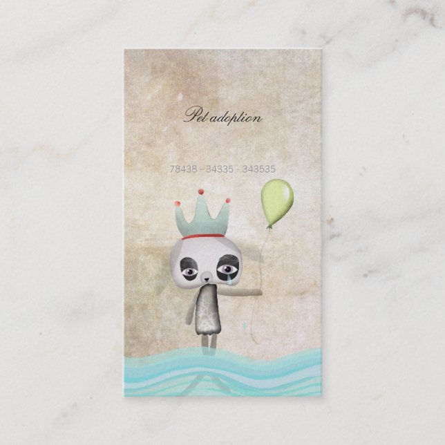Tarjetas de visita para perros/Mascotas (Anverso)