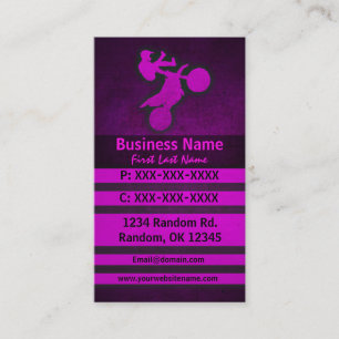 Tarjetas de visita para personalizados de biciclet