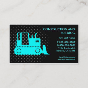 Tarjetas de visita para personalizados de construc