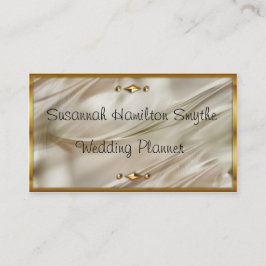 Tarjetas de visita para planificadores de la seda 