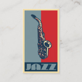 Tarjetas de visita para saxofonistas