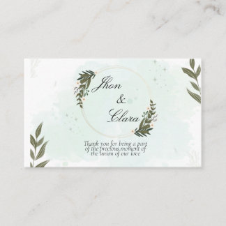 tarjetas de visita para seres queridos