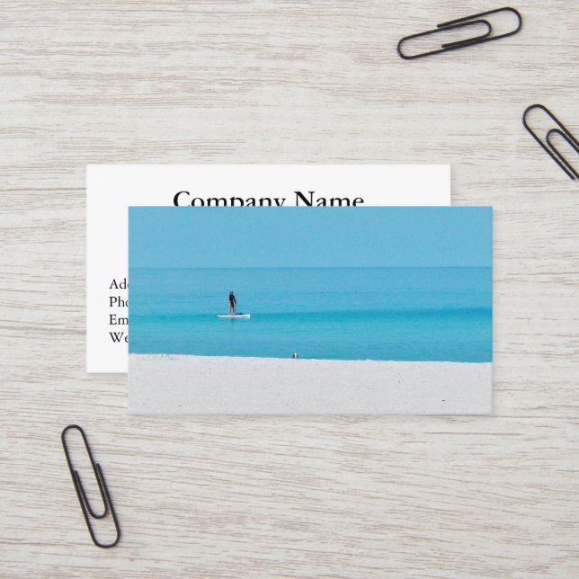 Tarjetas de visita para surfistas tranquilas (Anverso/Reverso In Situ)