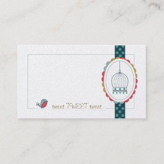 Tarjetas de visita para tuitear