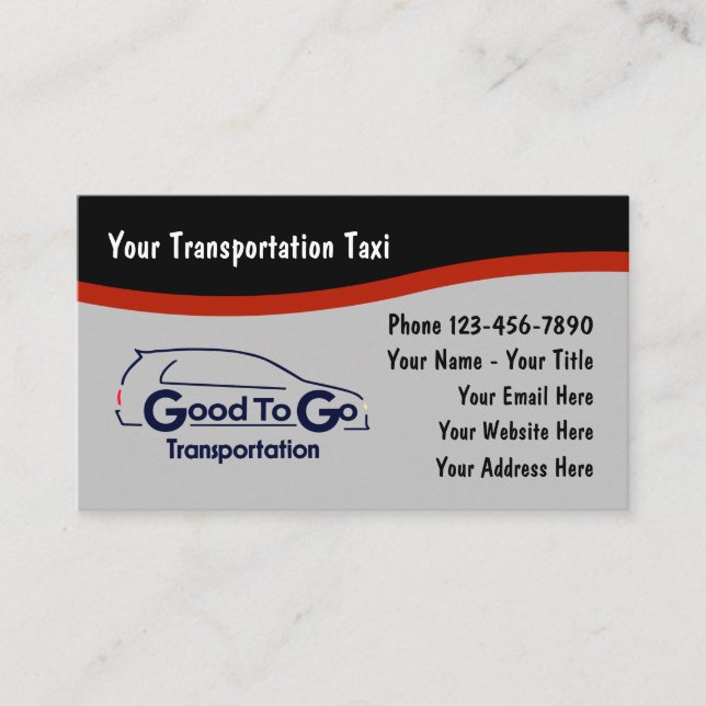 Tarjetas de visita para vehículos de transporte de (Anverso)