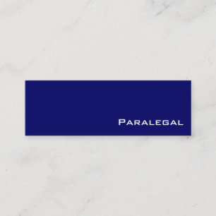 Tarjetas de visita paralegal en blanco