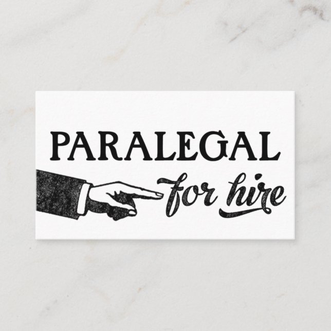 Tarjetas de visita paralegal - Guay Vintage (Anverso)