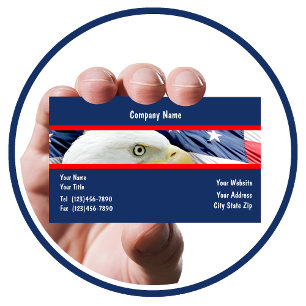 Tarjetas de visita patrióticas