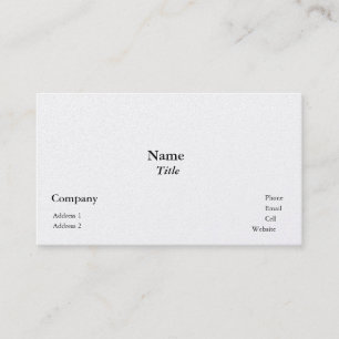 Tarjetas de visita Pearl Finish