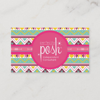 Tarjetas de visita perfectamente elegantes, Boho
