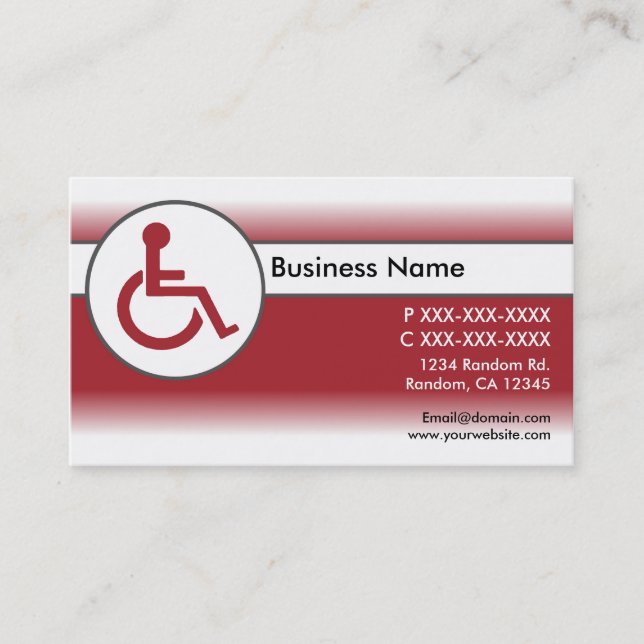 Tarjetas de visita perjudicadas blancas rojas del (Anverso)