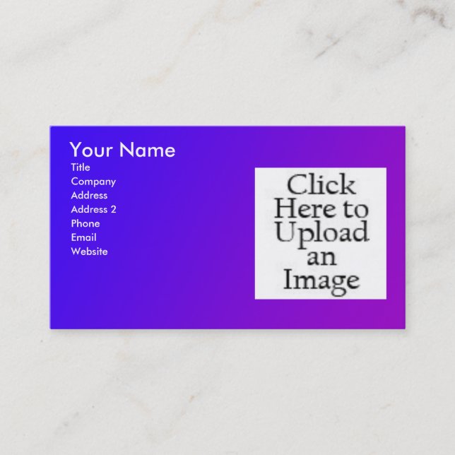 Tarjetas de visita personal (Anverso)