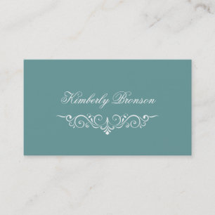 Tarjetas de visita personal elegantes