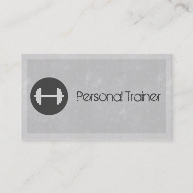 Tarjetas de visita personales de la aptitud del (Anverso)