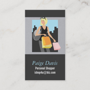 Tarjetas de visita personales del comprador