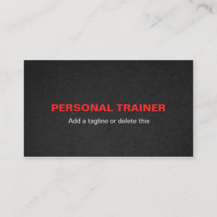 Tarjetas de visita personales del instructor del